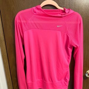 Nike hot pink Dry Fit long sleeve